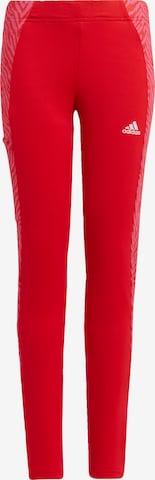 ADIDAS SPORTSWEAR Regular Sports trousers 'Designed 2 Move' in Red: front