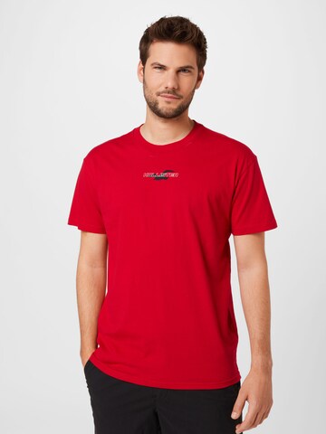 T-Shirt HOLLISTER en rouge : devant