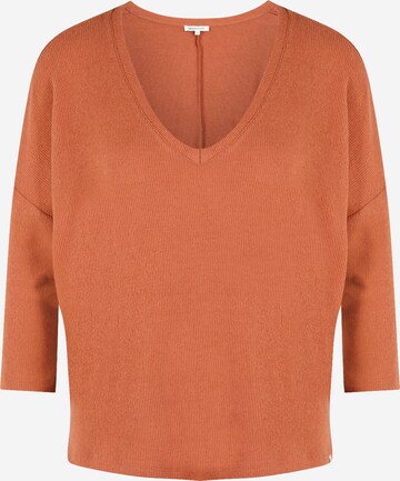 T-shirt TOM TAILOR DENIM en orange : devant