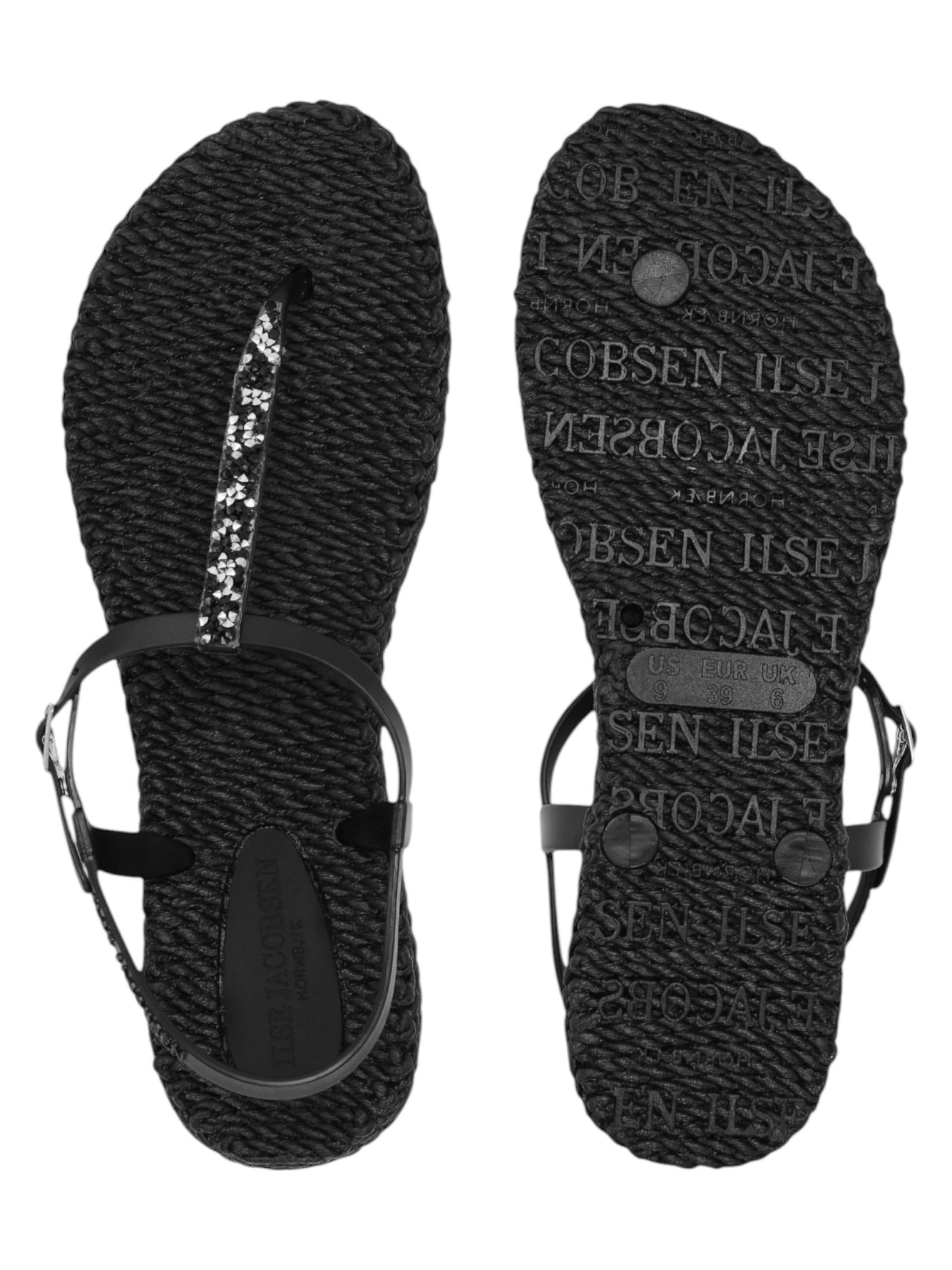 Tongs 'Cheerful' ILSE JACOBSEN en noir