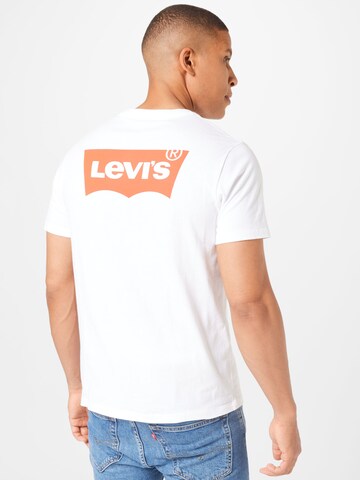 balta LEVI'S ® Standartinis Marškinėliai 'Graphic Crewneck Tee'