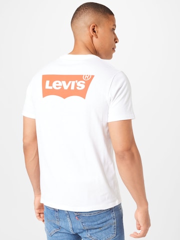 LEVI'S T-Shirt 'GRAPHIC CREWNECK TEE NEUTRALS' in Weiß