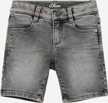 s.Oliver Slimfit Jeans 'Brad' in Grijs: voorkant