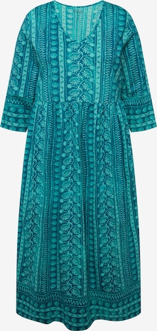 Ulla Popken Dress in Blue: front