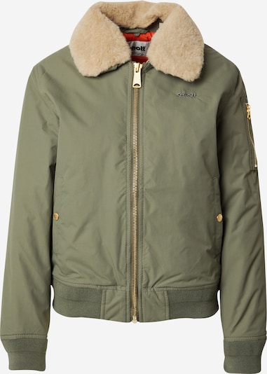 Demisezoninė striukė 'AIRKRAFT2W' iš Schott NYC, spalva – smėlio spalva / žalia, Prekių apžvalga