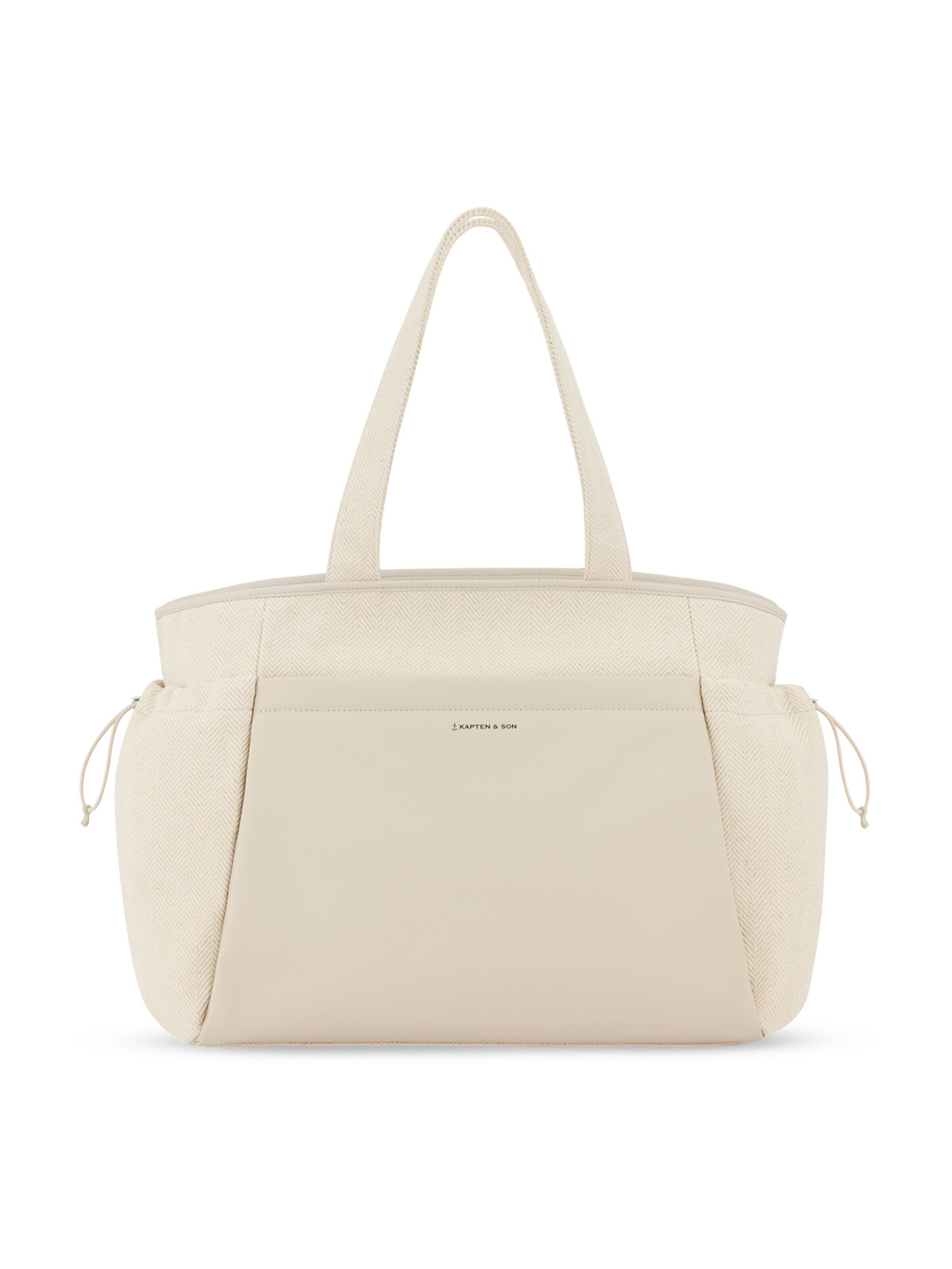 Kapten & Son Shopper 'Hellvi' in Beige: front