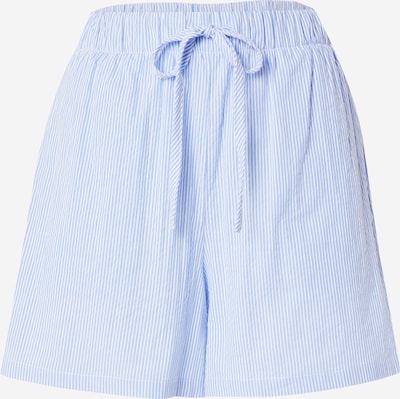 Pantaloni 'ONLAUGUSTA' ONLY pe albastru deschis / alb, Vizualizare produs