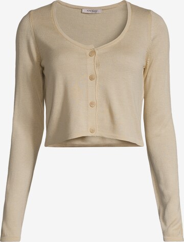 Orsay Knit Cardigan 'Cardi' in Beige: front