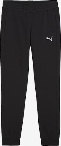 PUMA Tapered Workout Pants in Black: front