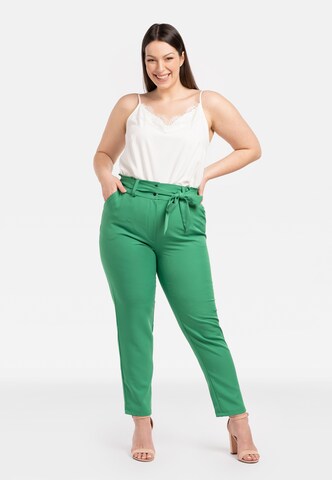 Slimfit Pantaloni 'Kosta' di Karko in verde