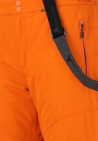 Whistler Regular Sports trousers 'Drizzle' in Orange