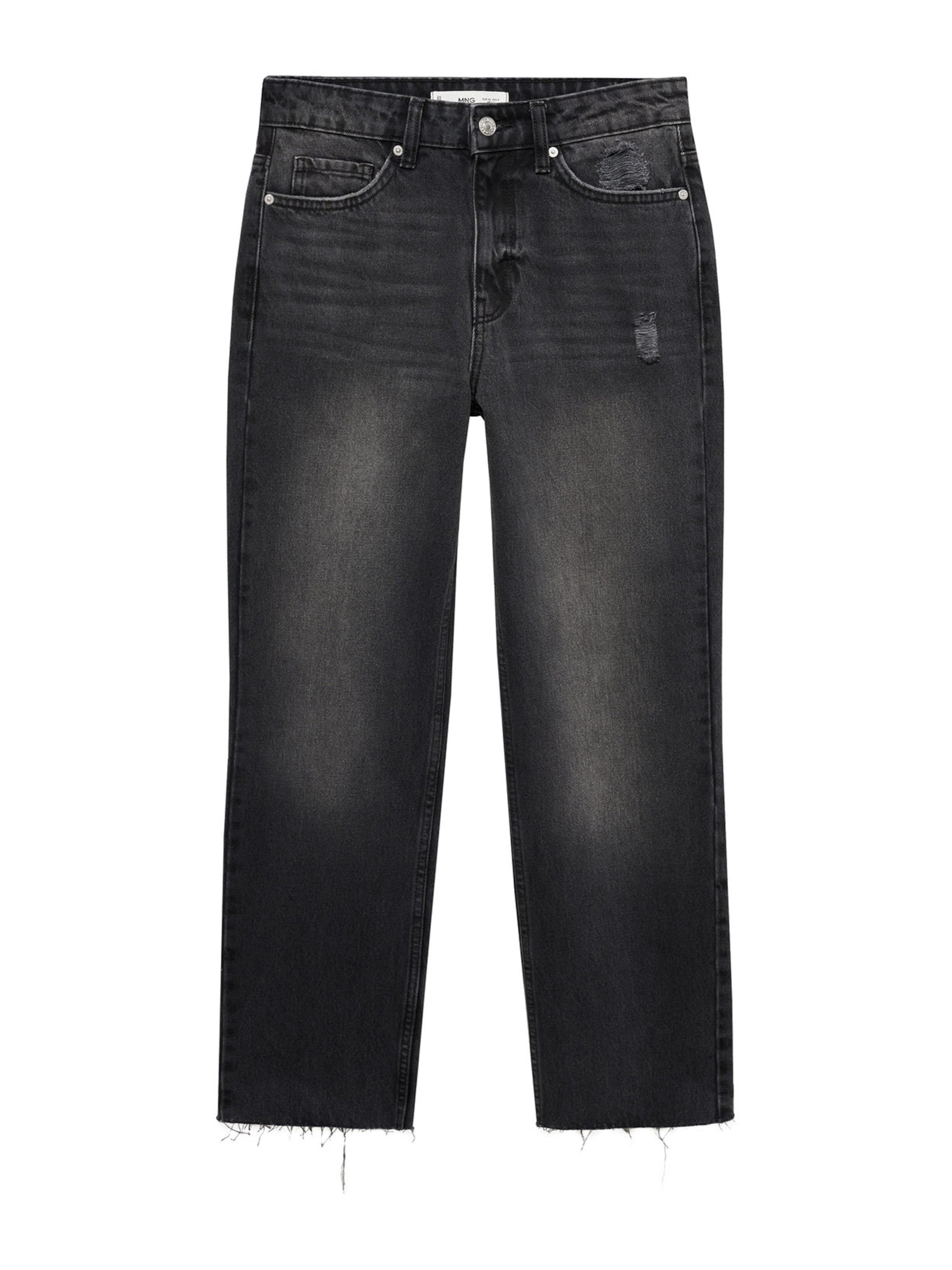 MANGO Szabványos Farmer 'BLANCA' - fekete: elől