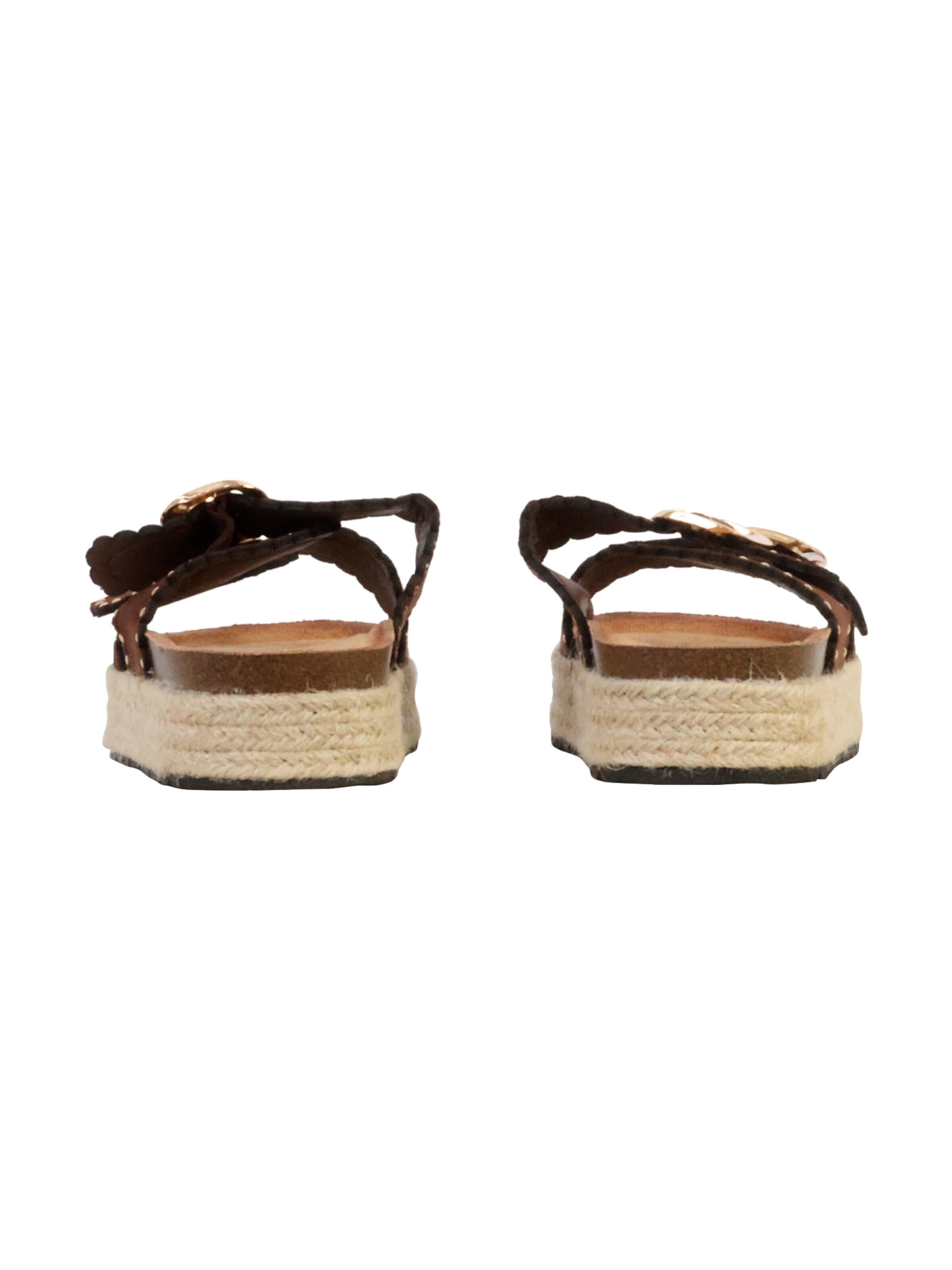 Sandales 'Joalice-Sandalen zum Hineinschlüpfen' Super Mode en marron