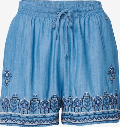 KOROSHI Shorts in navy / blue denim / weiß, Produktansicht