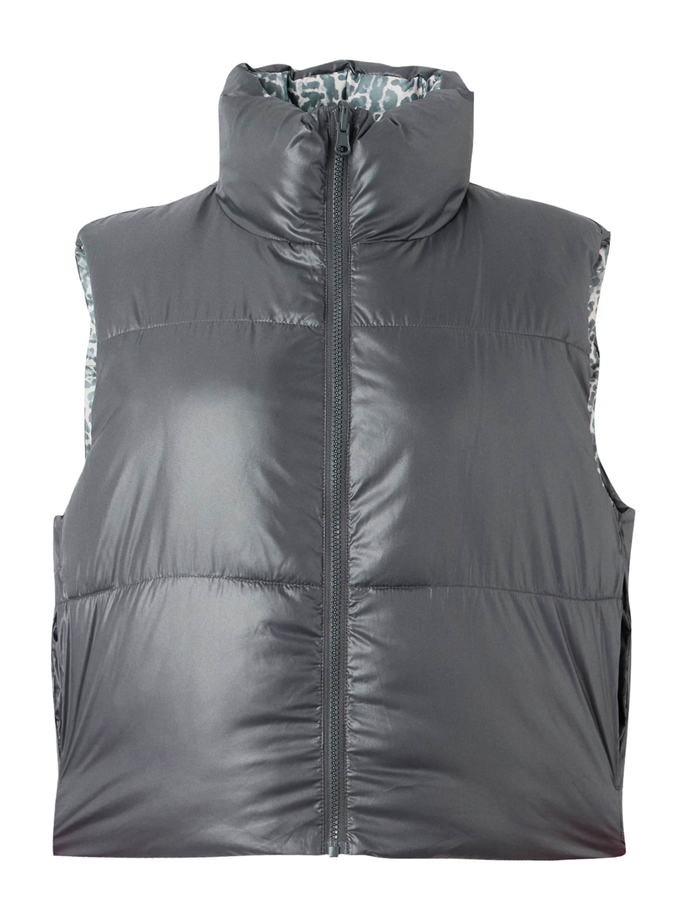 Gilet 'PCJIMMA' PIECES en gris : devant