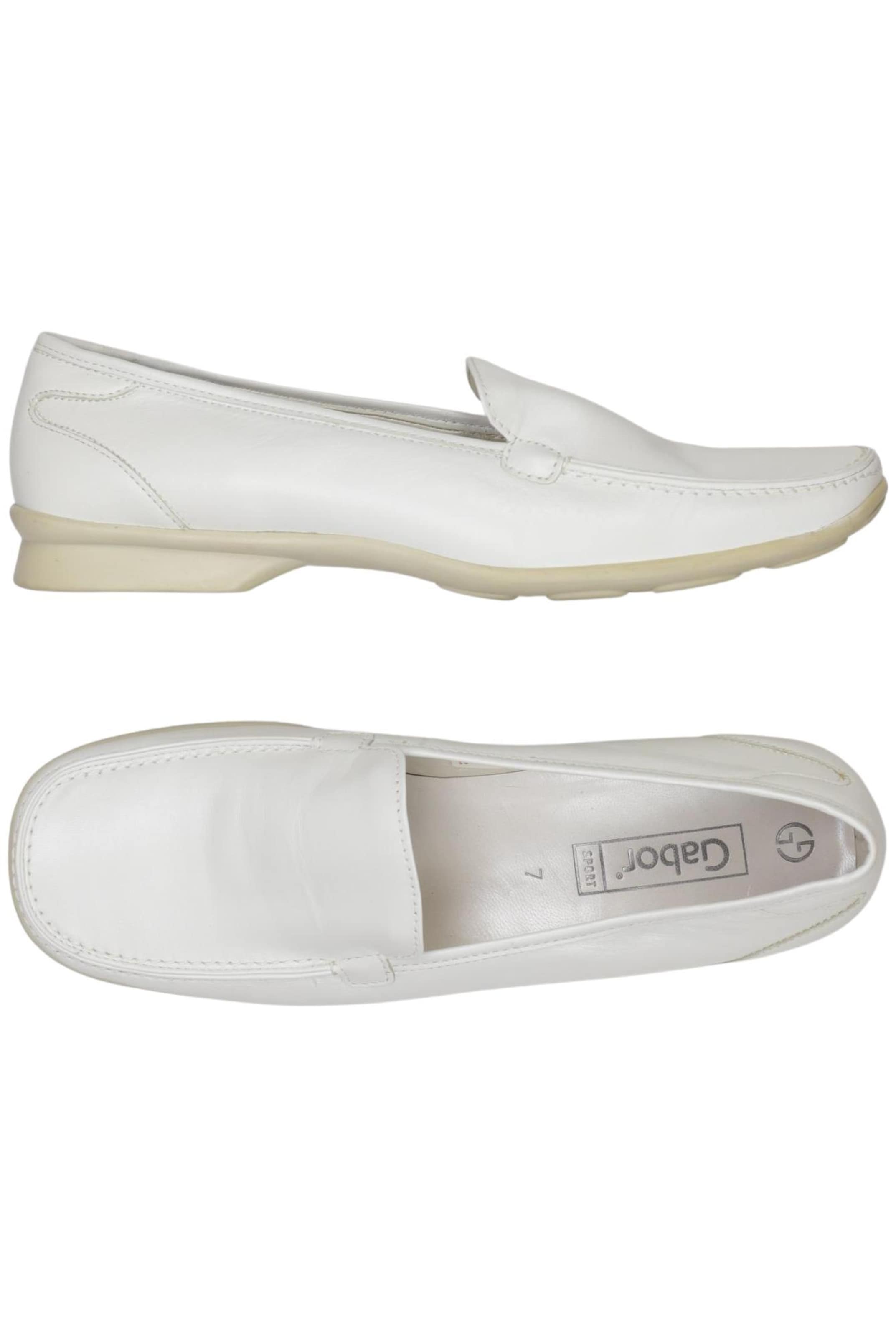 GABOR Halbschuh 40,5 in Weiß: Vorderseite
