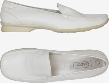 GABOR Halbschuh 40,5 in Weiß: Vorderseite