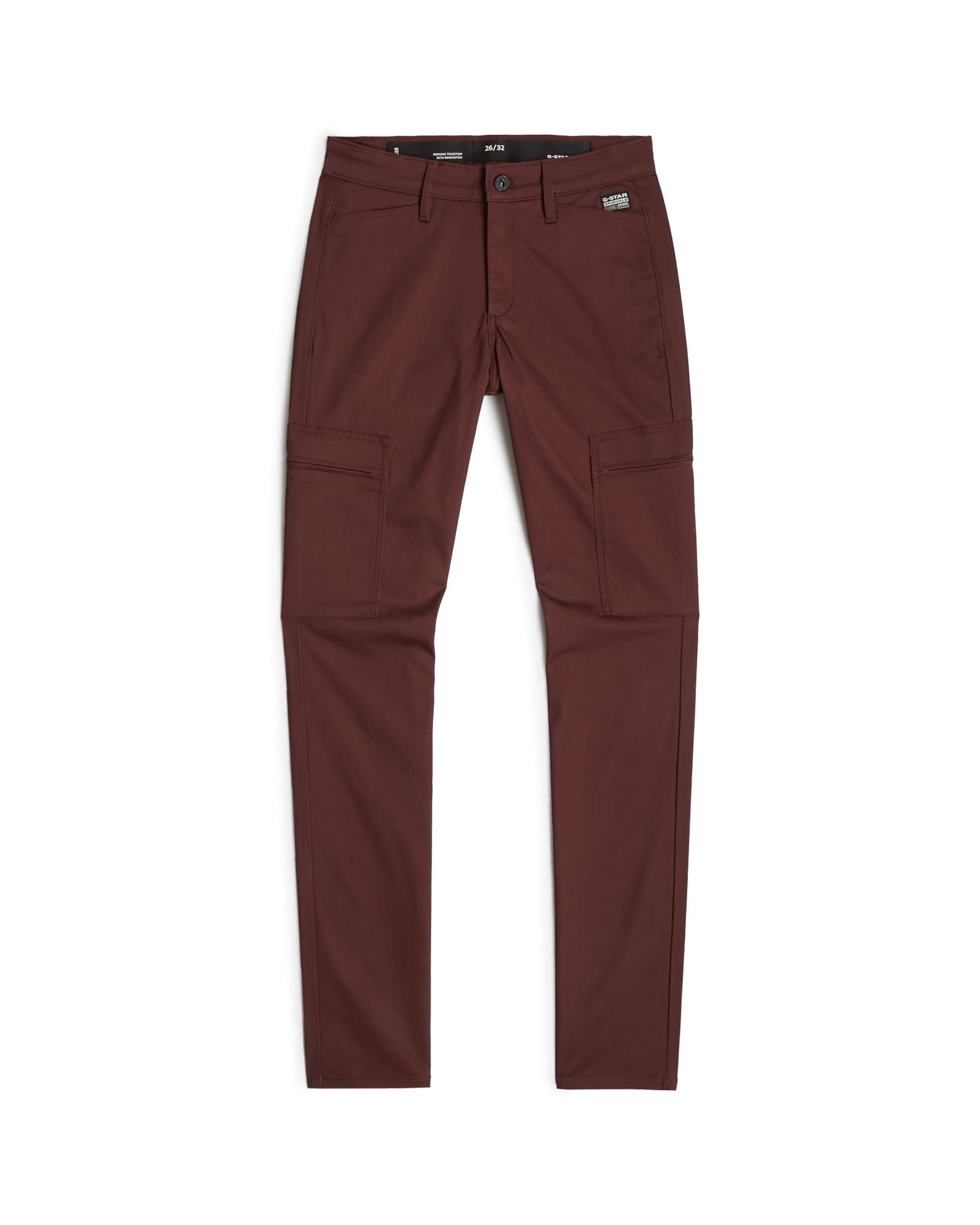G-STAR Cargobroek in Rood: voorkant
