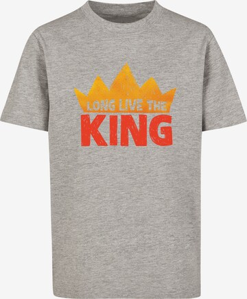 T-Shirt 'Disney König Der Löwen Movie Long Live The King' F4NT4STIC en gris : devant