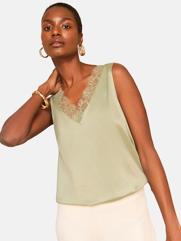 love & roses Top in Grün: Vorderseite