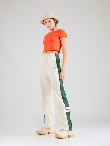 ELLESSE Wide Leg Hose in Weiß
