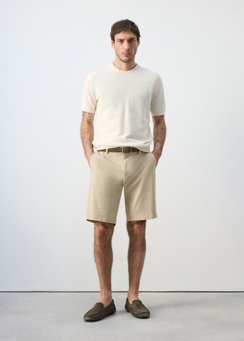 MANGO MAN Regular Shorts 'Gracia' in Beige