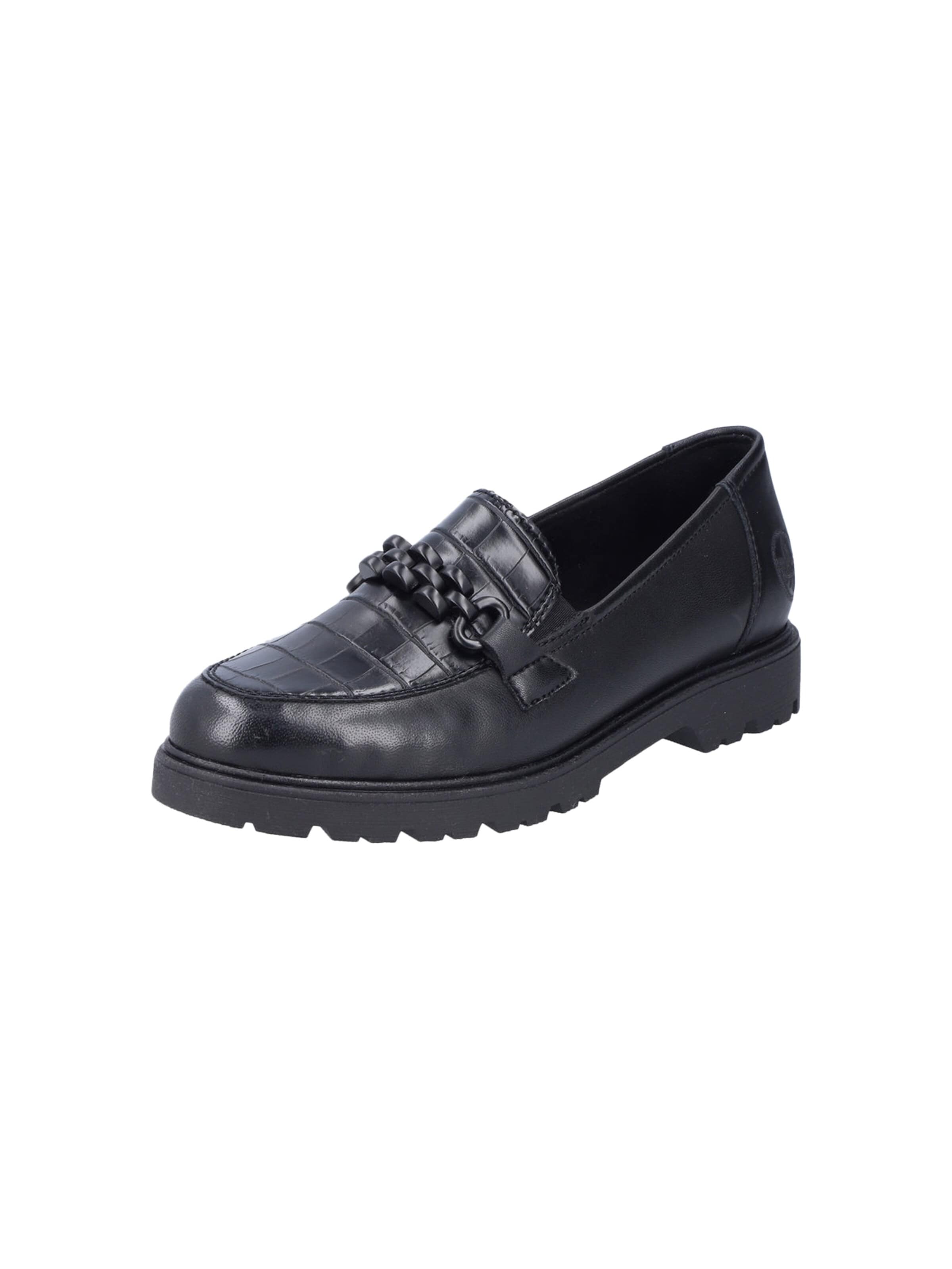 Slipper di Rieker in nero: frontale