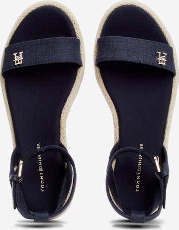TOMMY HILFIGER Páskové sandály – modrá