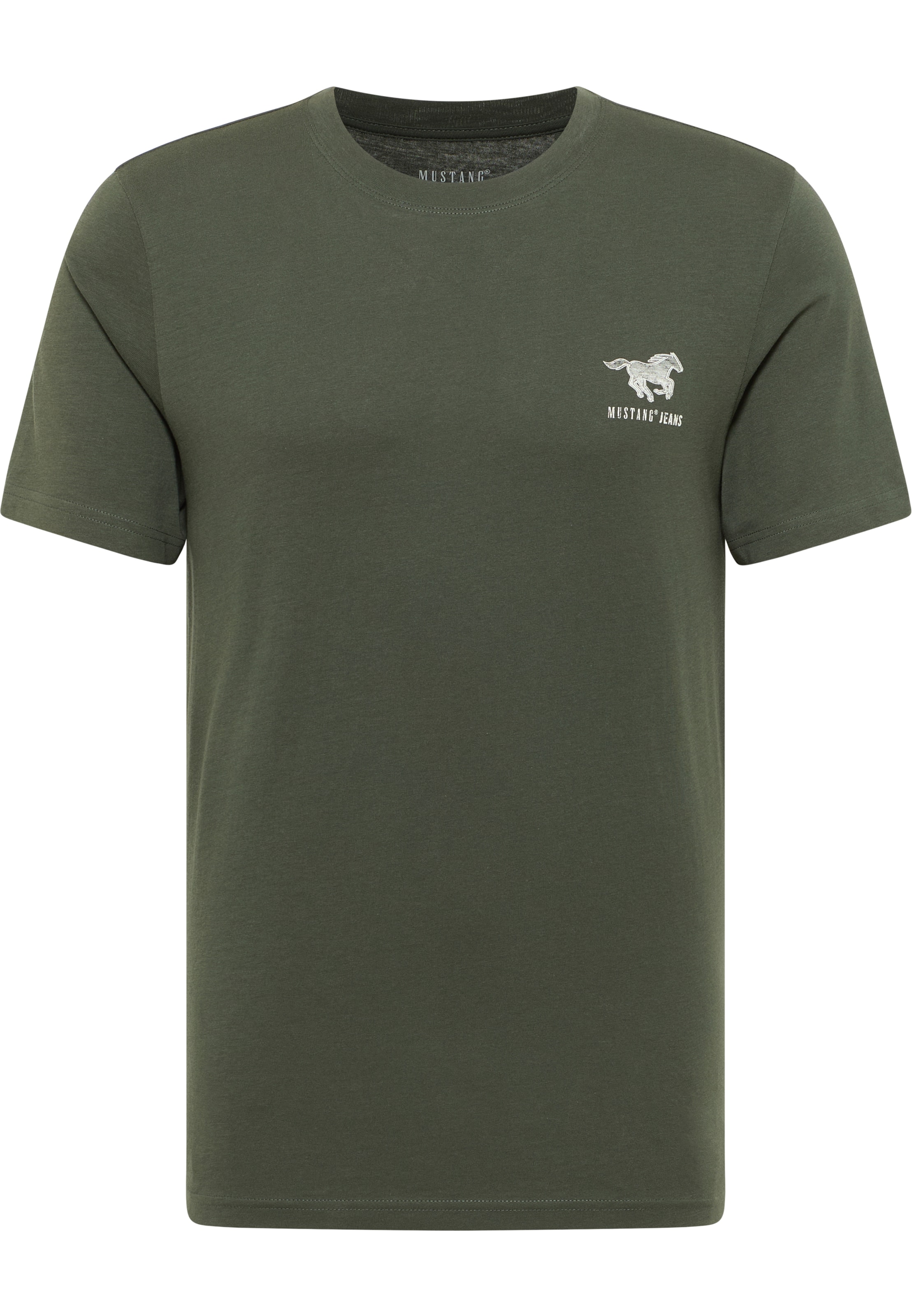 MUSTANG T-Shirt 'Austin' in khaki, Produktansicht