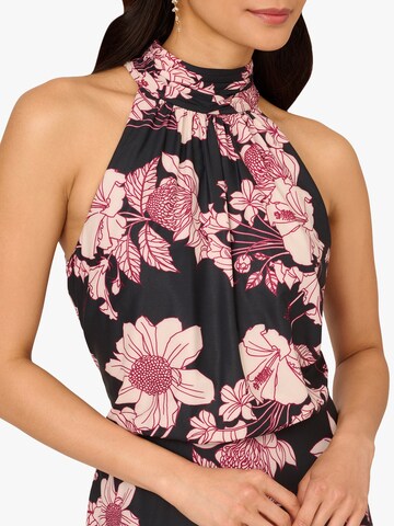 Adrianna Papell Summer Dress in Black: front