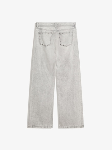 Bershka Baggy Дънки в сиво
