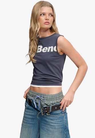Haut 'Bench X Superdry & Co' BENCH en bleu : devant