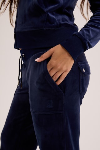 Juicy Couture Tall Flared Pants 'LAYLA' in Blue