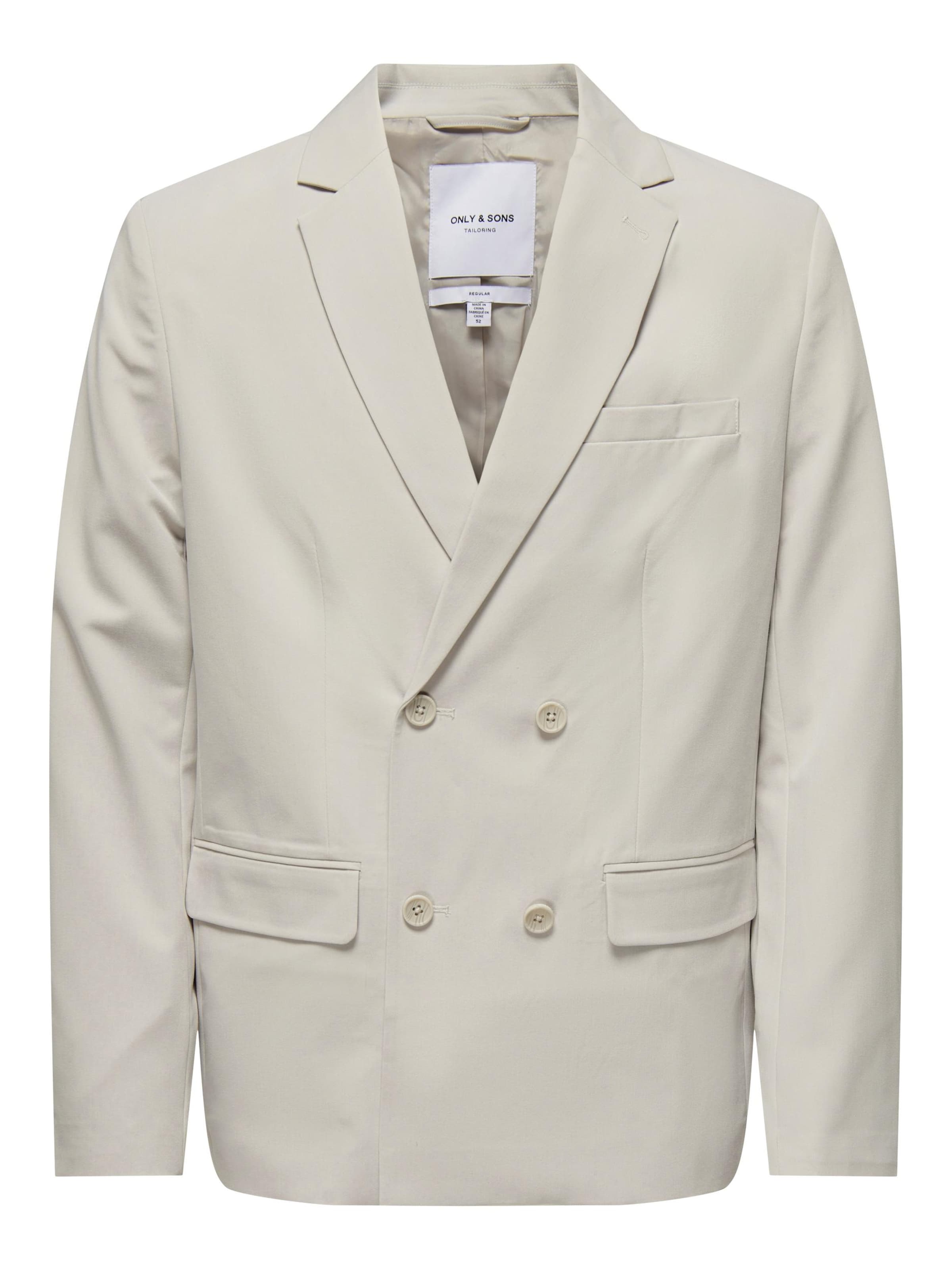 Regular fit Giacca da completo 'Phil' di Only & Sons in grigio: frontale