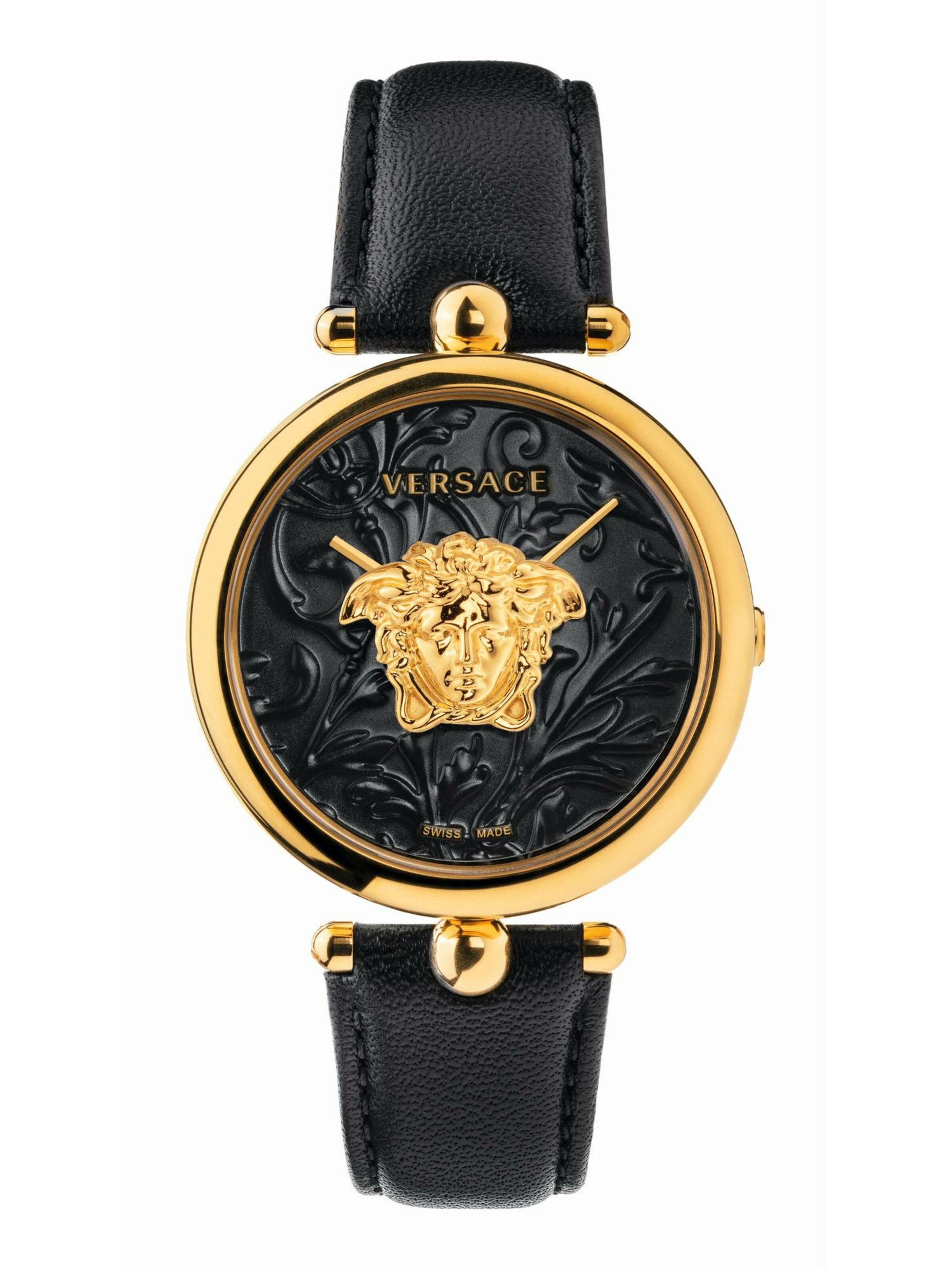 VERSACE Analog watch in Black: front