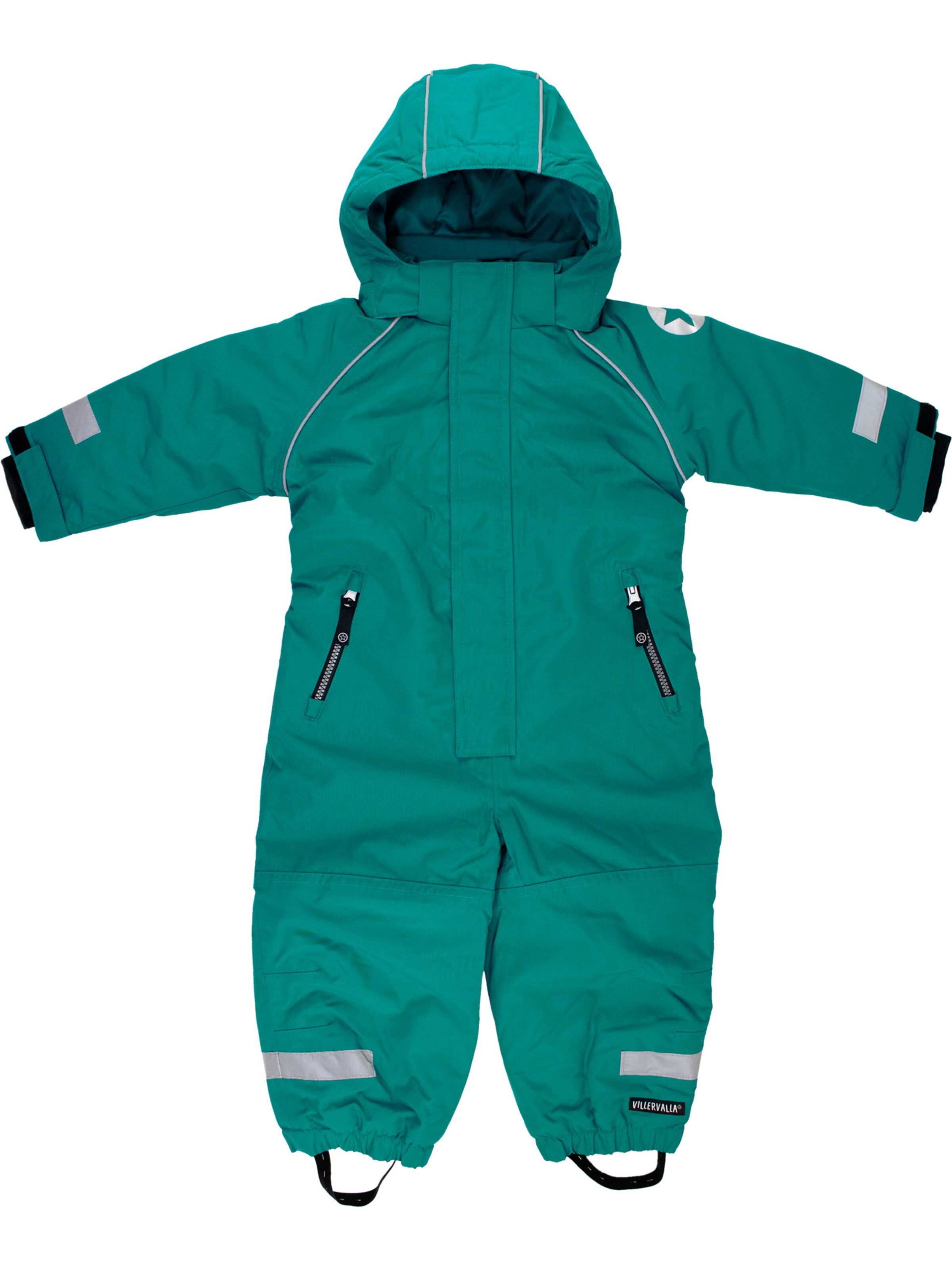 Villervalla Funktionsanzug 'Sterne' in Blau: Vorderseite