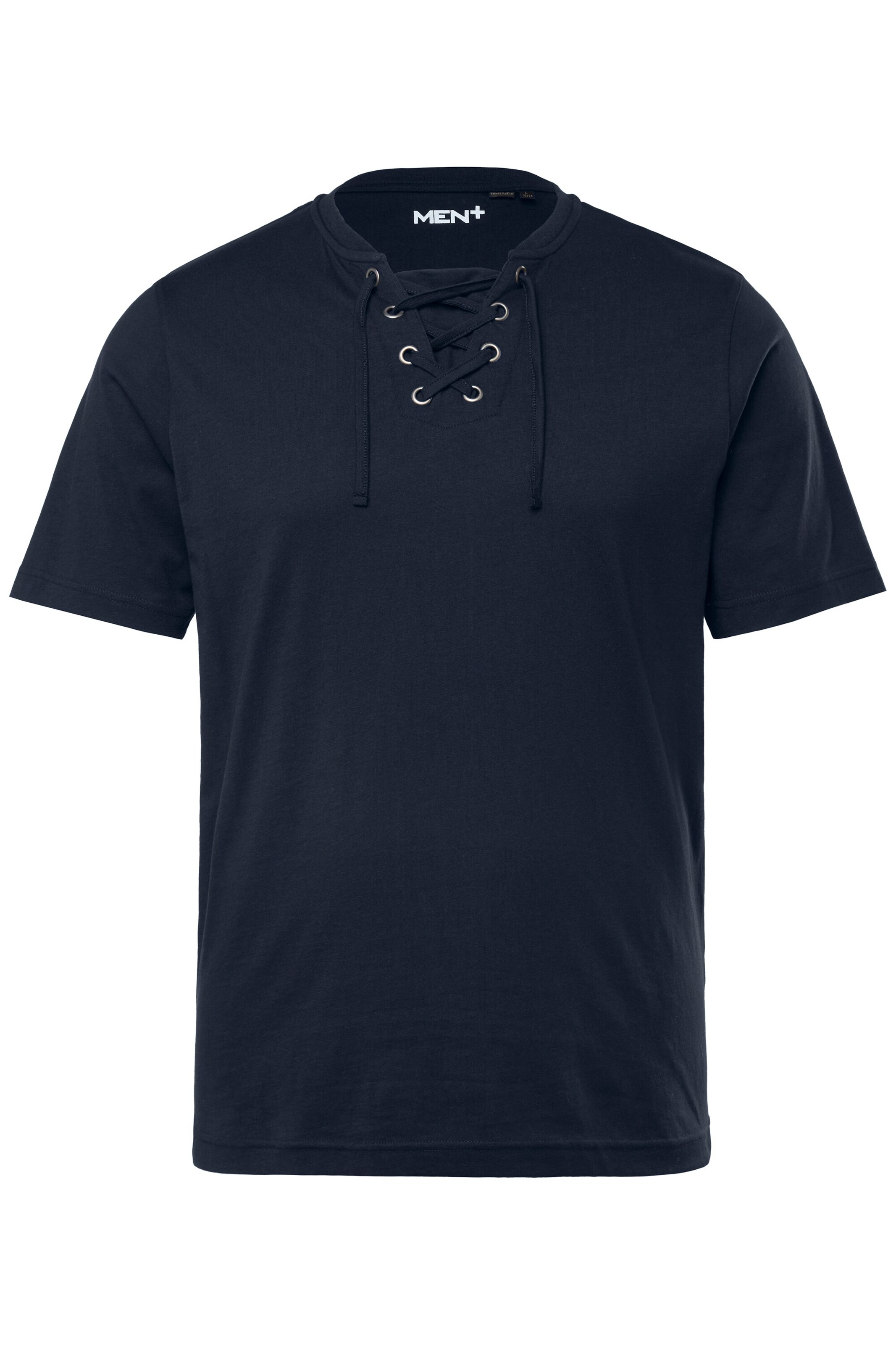 Men Plus Shirt in Blue: front