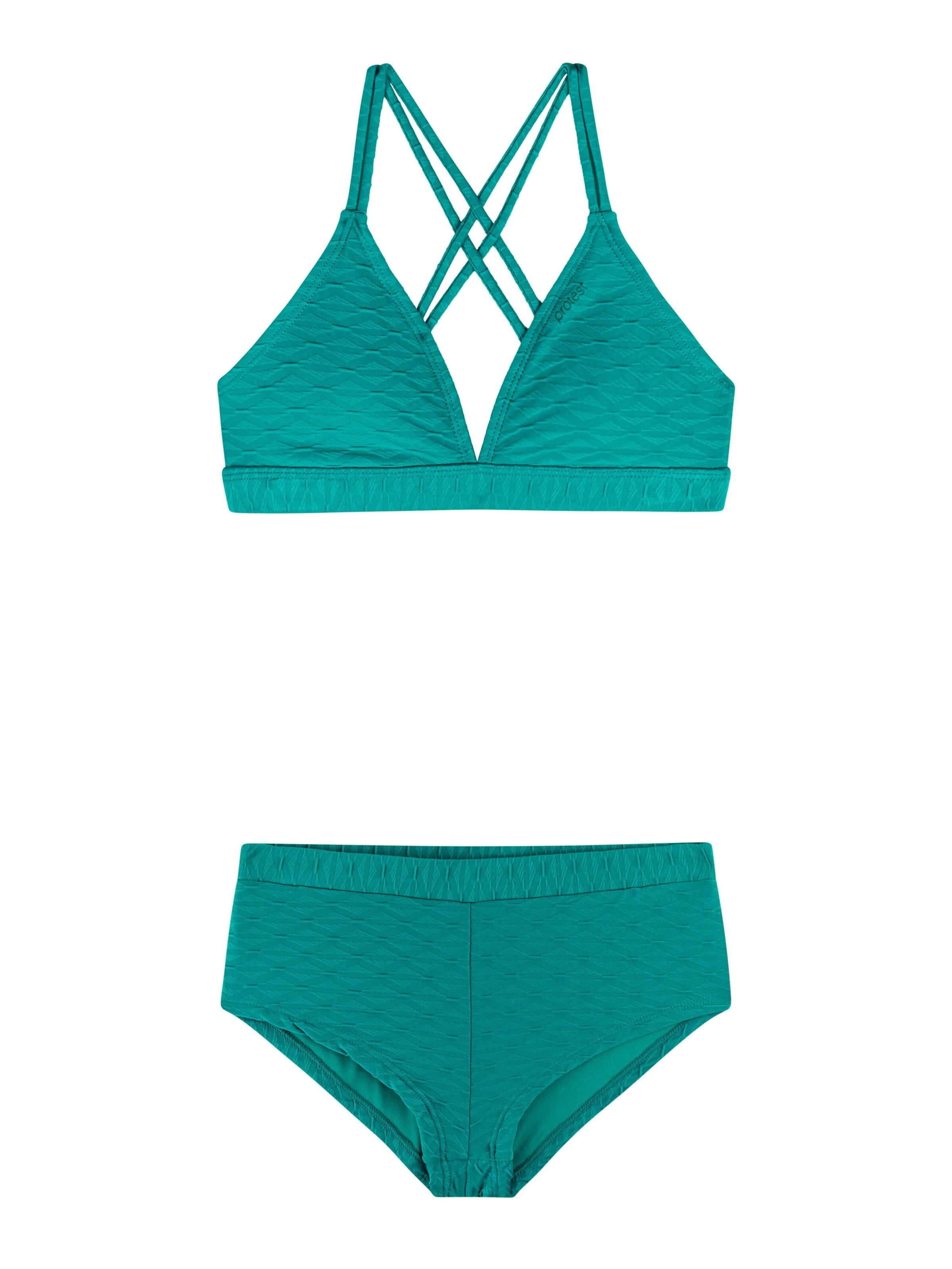 PROTEST Triangle Bikini 'PRTYolanda JR' in Green: front