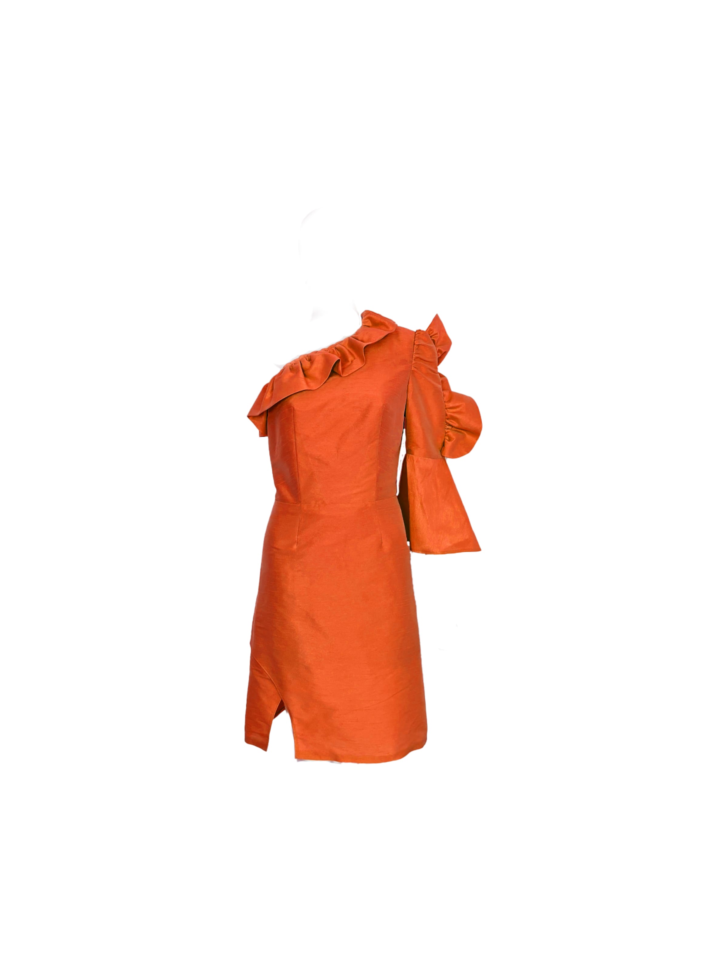 MARYLAND Studio Kleid 'iconic everywhere' in Orange: Vorderseite