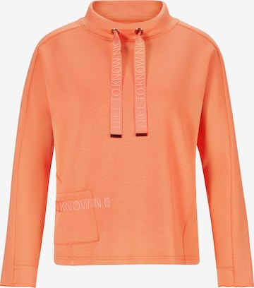 heine Sweatshirt in Oranje: voorkant