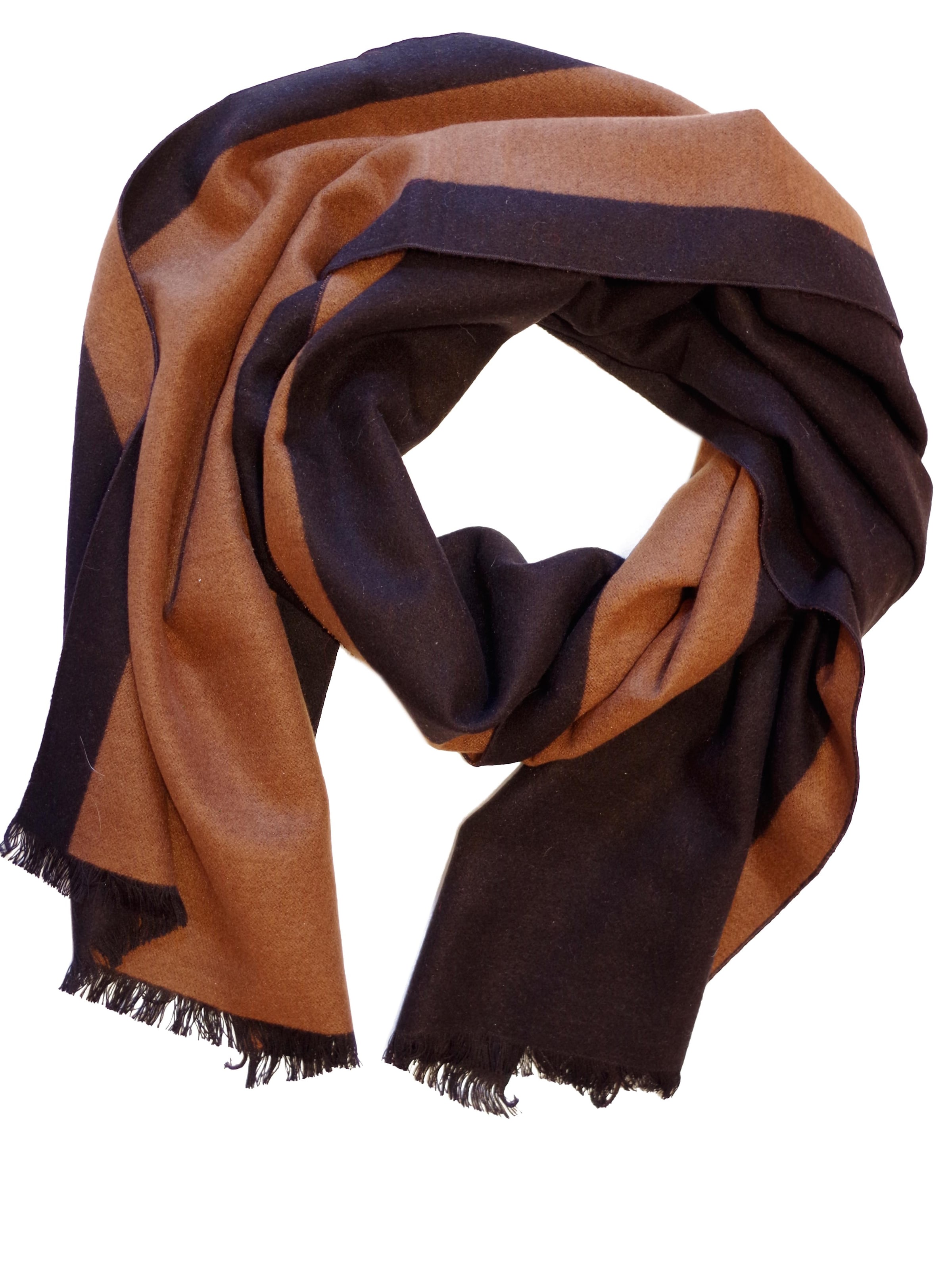 Posh Gear Scarf 'Bicolor' in Beige