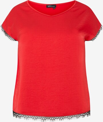 SPGWOMAN Blouse in Rood: voorkant
