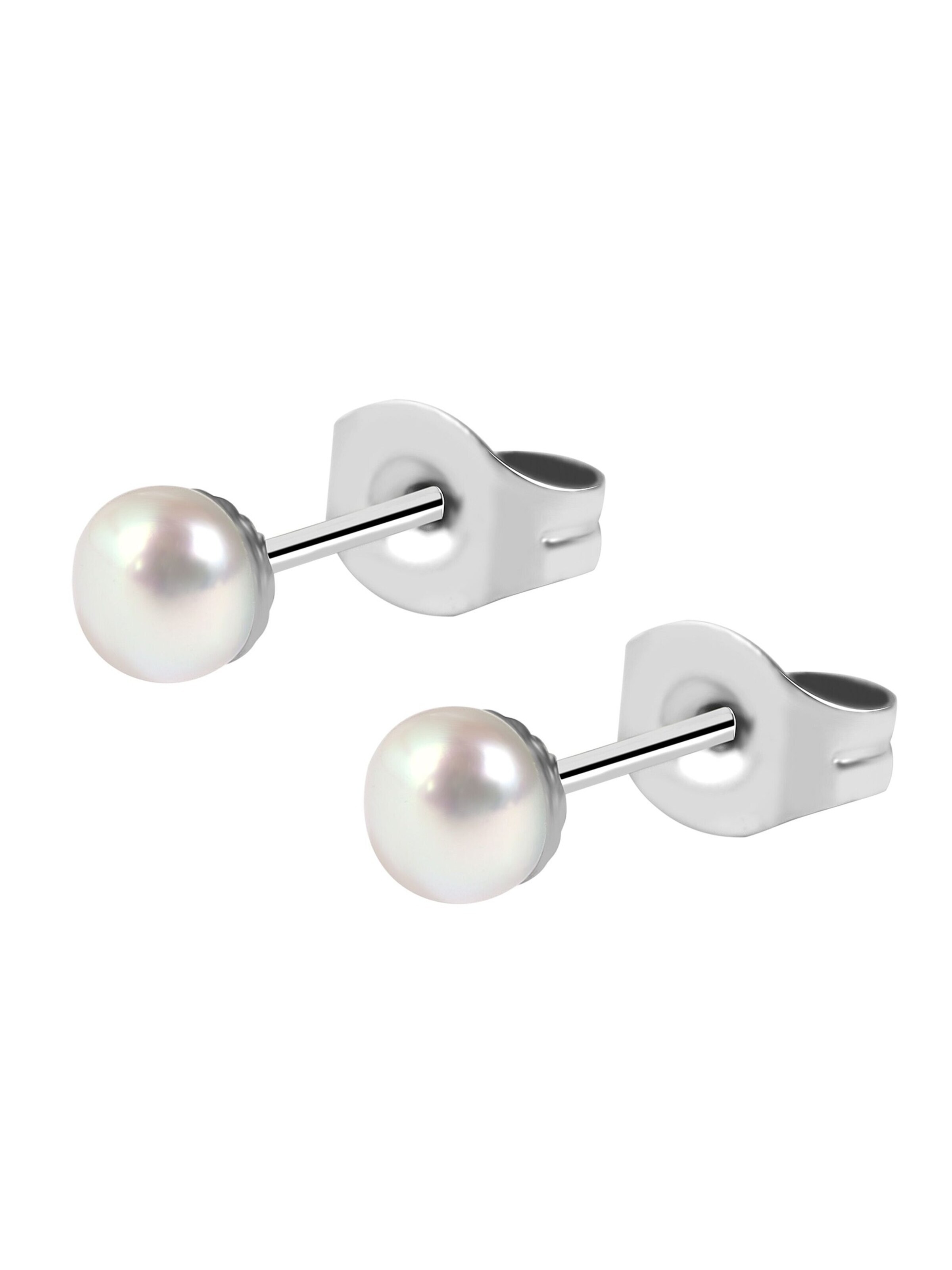 Akzent Earrings 'Chau, silberfarbig, langlebig' in Silver