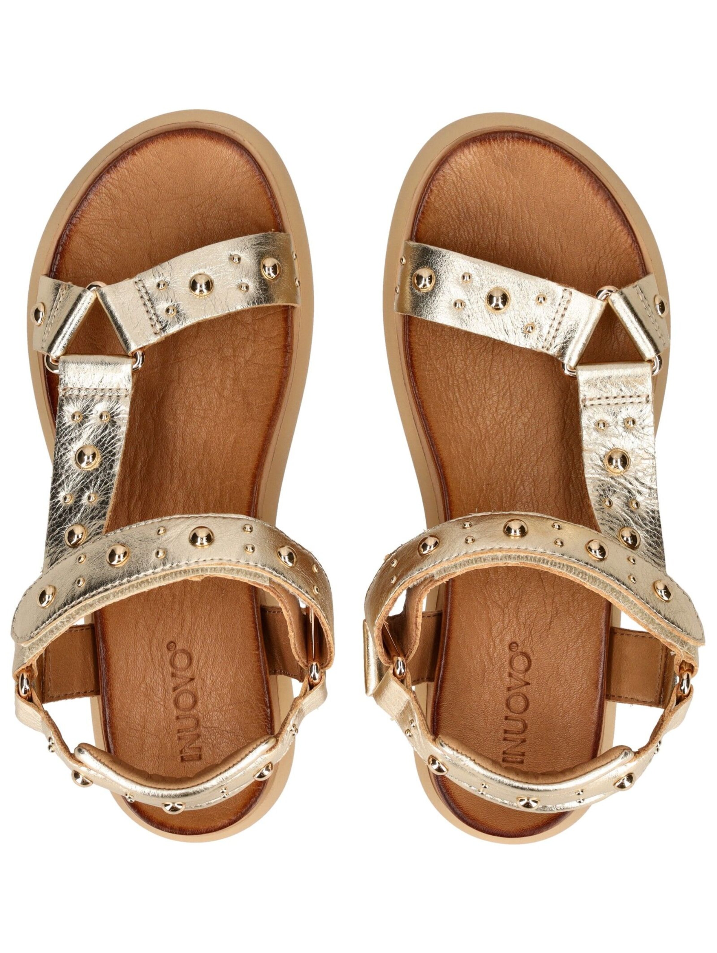 INUOVO Sandale in Gold