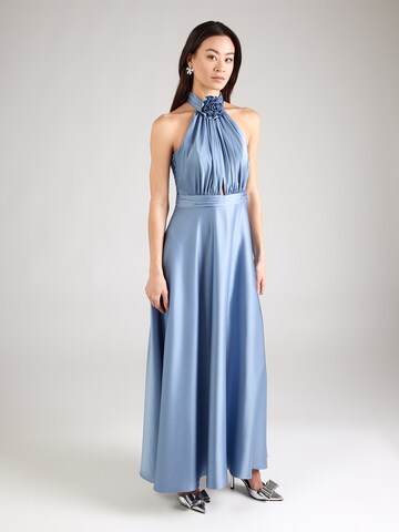 APART - Vestido de noche en azul: frente