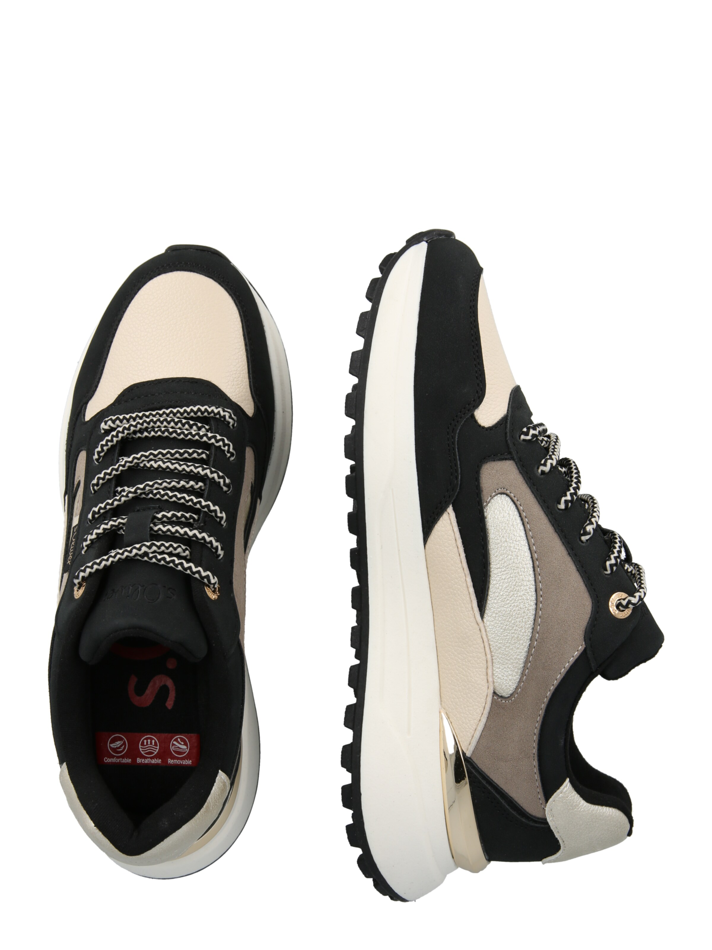 s.Oliver Trainers in Black