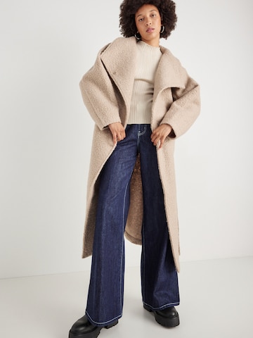 Regular Manteau mi-saison 'Stina' Gina Tricot en beige : devant
