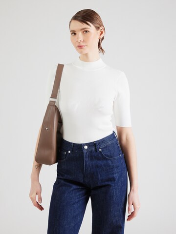 NÜMPH Sweater in White: front