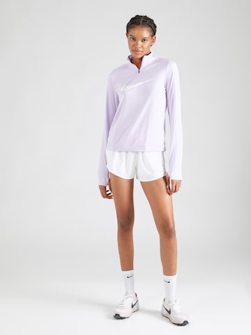 NIKE Performance shirt 'SWOOSH' in Purple