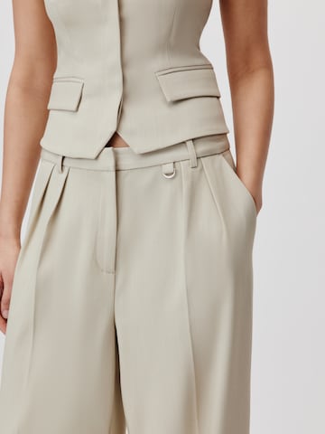 LeGer by Lena Gercke Loose fit Pleat-front trousers 'Silva Tall' in Beige